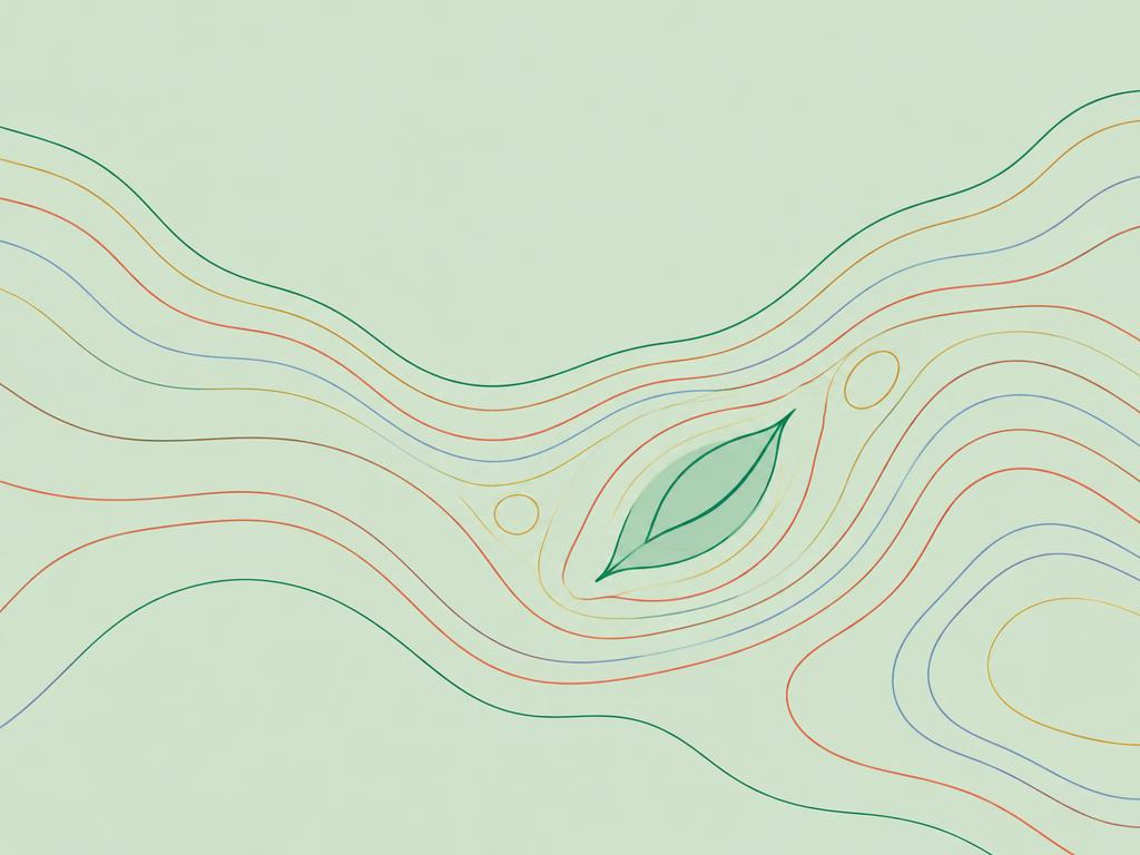 Contour-line skin illustration
