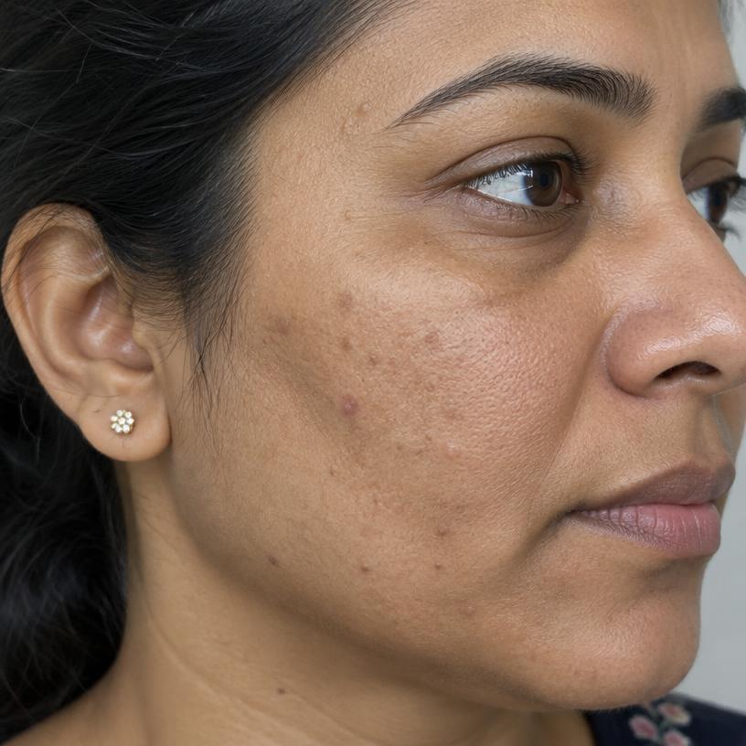 Level 2 skin example 1: Moderate concerns